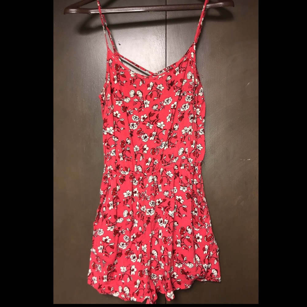 Pink Floral H&M Romper